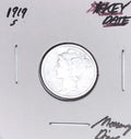 1919-S  SAN FRANCISCO  MINT KEY DATE! U.S. MERCURY DIME.