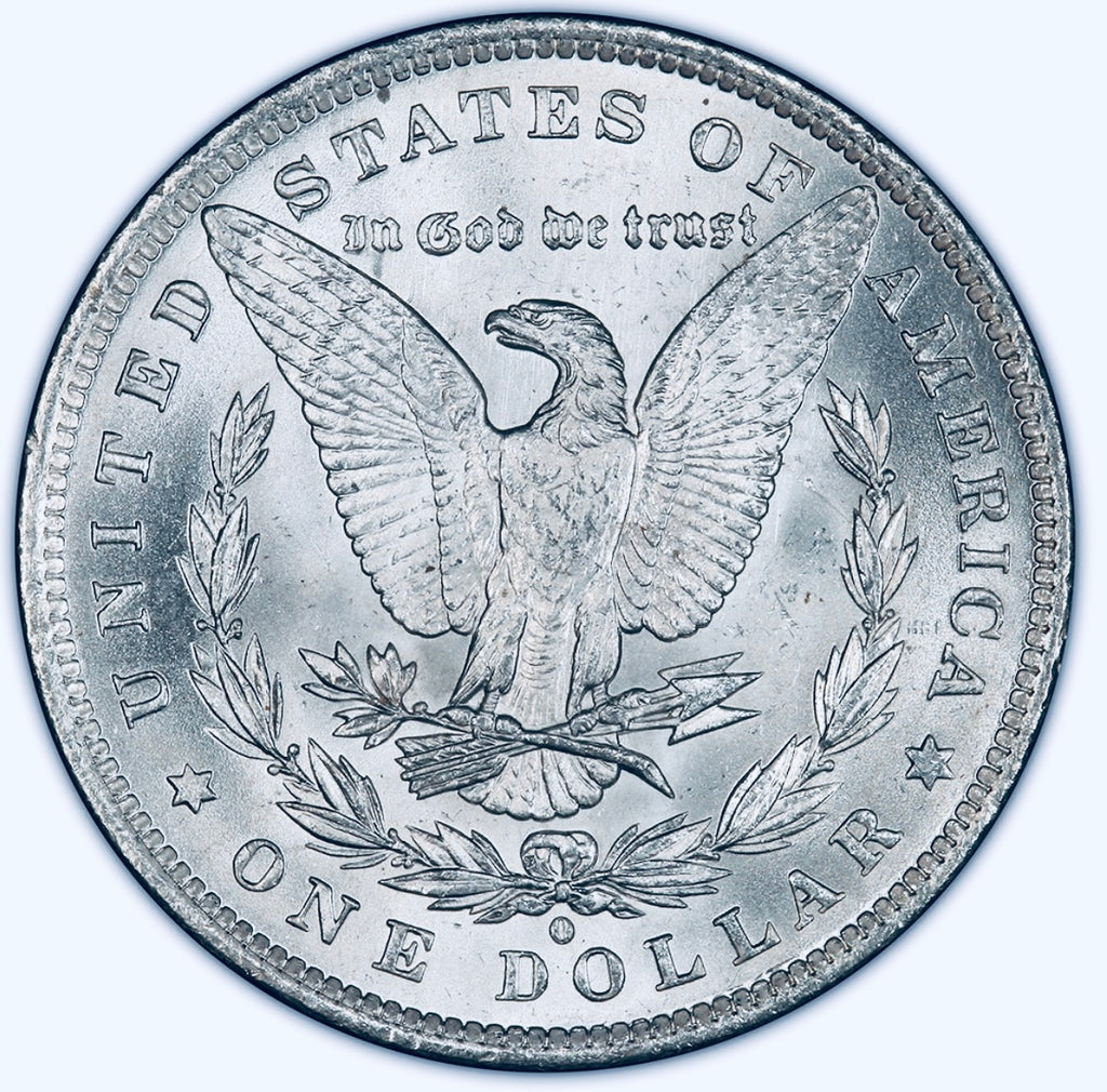 BRILLIANT UNCIRCULATED U.S. MORGAN SILVER DOLLAR