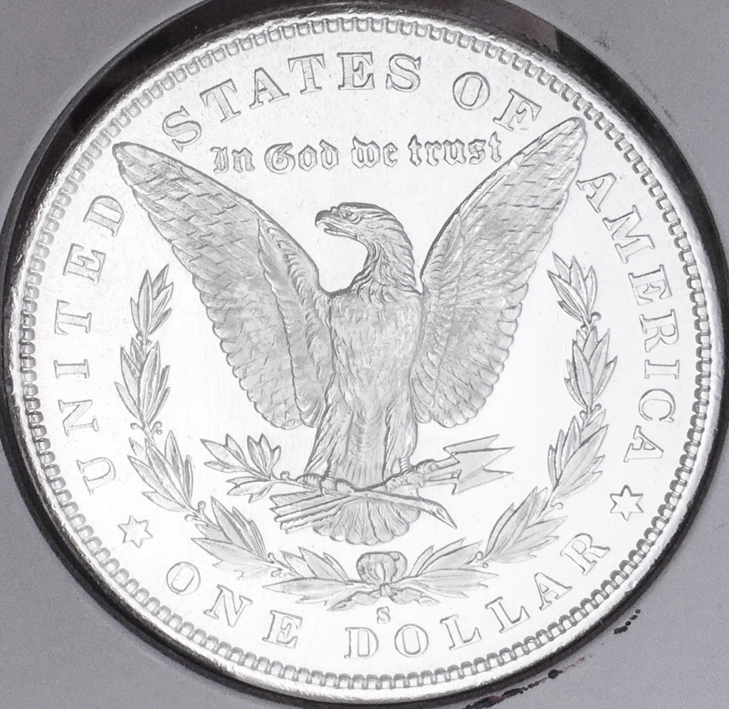 1879-S PROOF-LIKE!  BRILLIANT UNCIRCULATED!  U.S. MORGAN DOLLAR. WOW!
