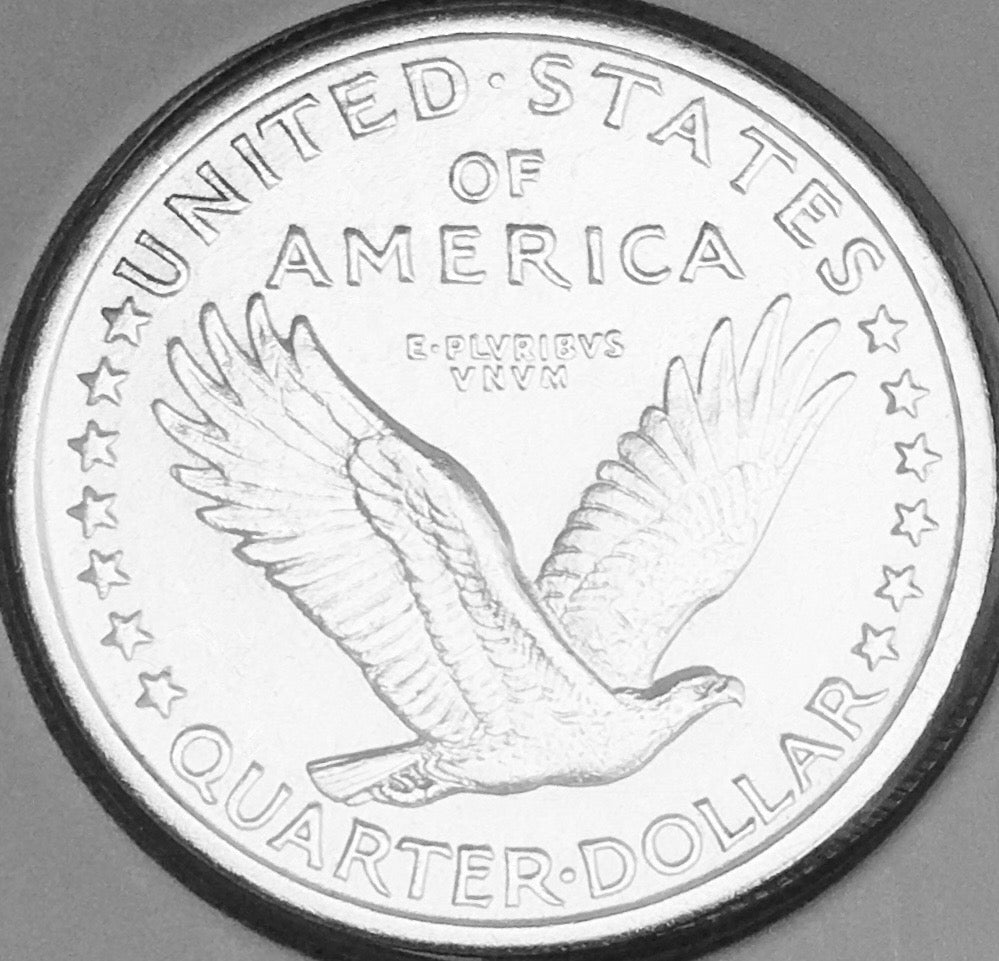 1916-P GEM BU+++! BRILLIANT UNCIRCULATED MONSTER! U.S. STANDING LIBERTY QUARTER. WOW!