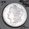 1878-S PROOF-LIKE!  BRILLIANT UNCIRCULATED!  U.S. MORGAN DOLLAR. WOW!