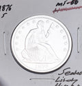 1876-S GEM BU+++  BRILLIANT UNCIRCULATED!  U.S. SEATED LIBERTY HALF DOLLAR. WOW!
