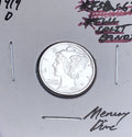 1919-D Mercury Dime, FULL Split Bands, Superb Gem BU++ FSB, RARE This Nice!