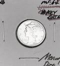 1926-S San Francisco Mint Mercury Dime, Superb Gem BU+++, RARE This Nice!