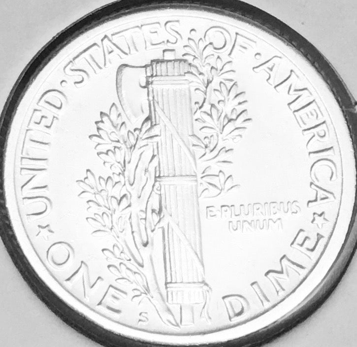 1926-S San Francisco Mint Mercury Dime, Superb Gem BU+++, RARE This Nice!