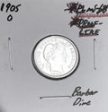 1905-O PROOF-LIKE!  GEM BU+++!  BRILLIANT UNCIRCULATED MONSTER! SUPER RARE! U.S. BARBER DIME. WOW!