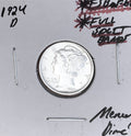 1924-D Mercury Dime, FULL Split Bands, Superb Gem BU++ FSB, RARE This Nice!