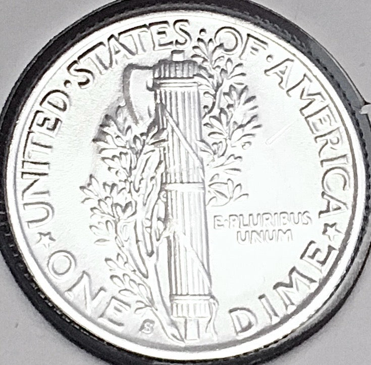 1930-S San Francisco Mint Mercury Dime, Superb Gem BU+++, RARE This Nice!