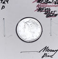 1924-P Mercury Dime, FULL Split Bands, Superb Gem BU++ FSB, RARE This Nice!