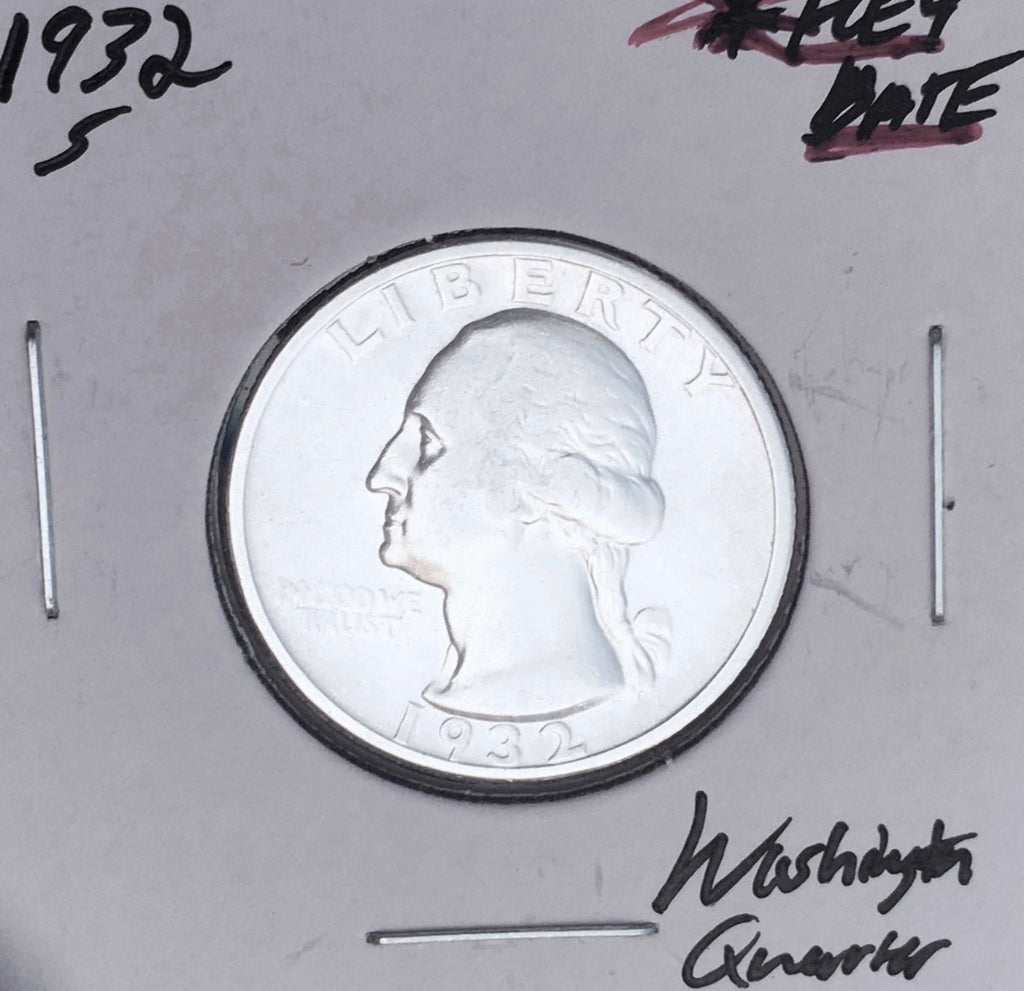 1932-S  SAN FRANCISCO MINT   KEY DATE!  U.S. WASHINGTON QUARTER.
