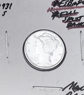 1931-S Mercury Dime, FULL Split Bands, Superb Gem BU++ FSB, RARE This Nice!