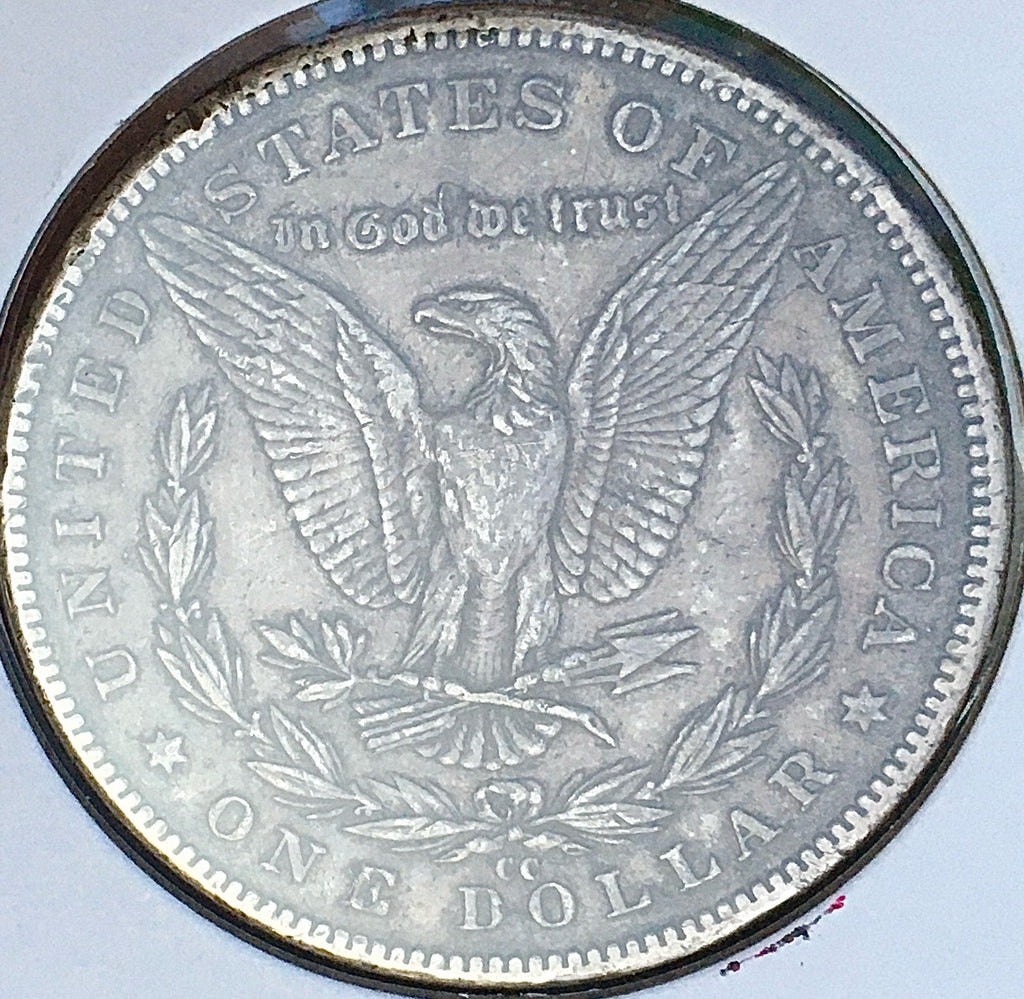 1889-CC GEM AU+++! AMAZING MONSTER KEY DATE! U.S. MORGAN DOLLAR. WOW!