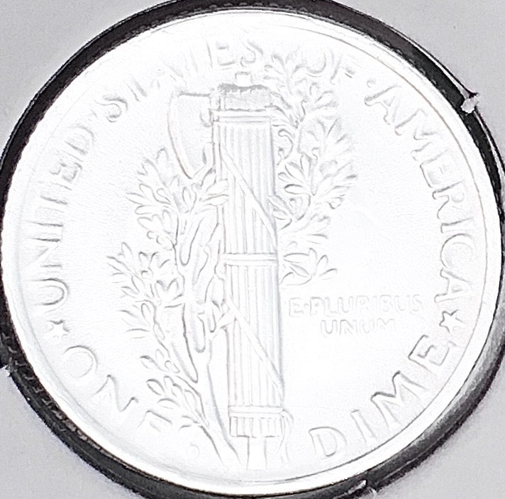 1926-D Mercury Dime, FULL Split Bands, Superb Gem BU++ FSB, RARE This Nice!